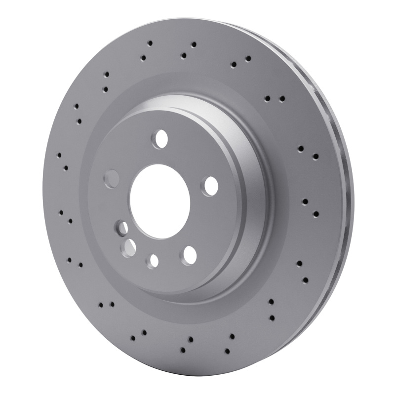 Mercedes-Benz CL55 AMG Brake Rotor (1) - Rear - R1 Concepts - GeoSPEC Rotor - Drilled - `03-`06